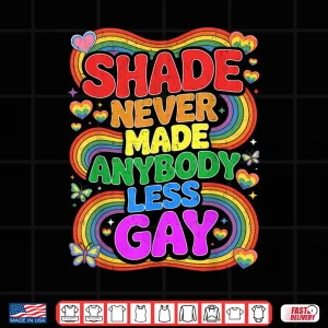 Design Rainbow Pride LGBT Ally Gay Pride Support Shirt