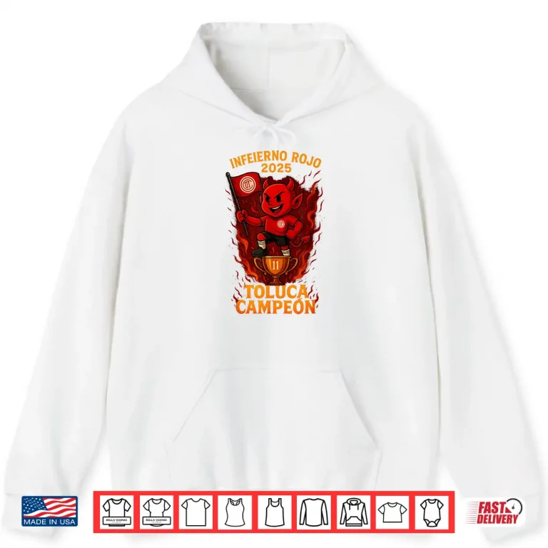 Hoodie Toluca Campeon Red Shirt