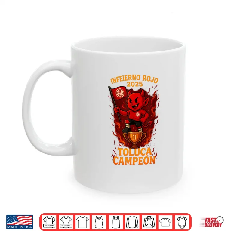 Mug Toluca Campeon Red Shirt