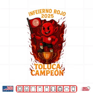 Toluca Campeon Red Shirt 4 Design Toluca Campeon Red Shirt