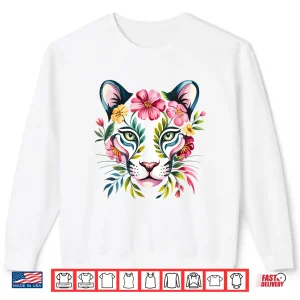 Sweatshirt Watercolor Fantasy like Puma Flowers Shirt