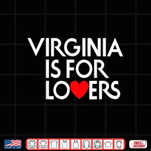 Design Vintage Virginia Is For The Lovers Shirt