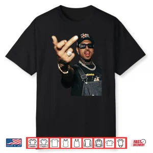 Chris Brown Middle Finger Shirt