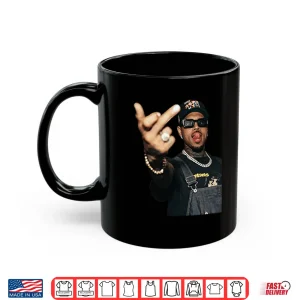 Mug Chris Brown Middle Finger Shirt