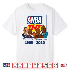 Nba On Tnt Basketball Tv Show 1989 2025 Caricatures Shirt