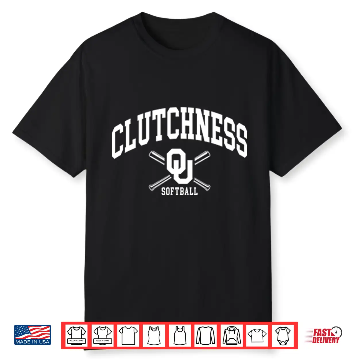 Oklahoma Sooners Softball Clutchness Shirt Oklahoma Sooners Softball Clutchness Shirt