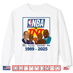 Sweatshirt NBA On TNT Basketball TV Show 1989 2025 Caricatures Shirt