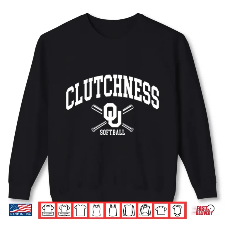 Sweatshirt Oklahoma Sooners Softball Clutchness Shirt
