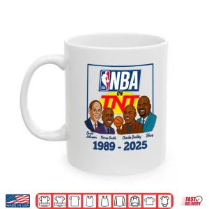 Mug NBA On TNT Basketball TV Show 1989 2025 Caricatures Shirt