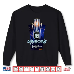 Sweatshirt Gotham FC Champions 2025 Concacaf W Champions Cup Winners Soccer Shirt