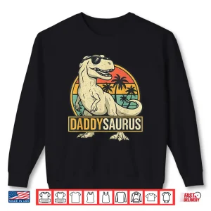 Sweatshirt Daddysaurus T Rex Dinosaur Daddy Saurus Family Matching Shirt 1