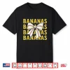 Retro Bananas Last Name Gifts Coquette Bow Shirt
