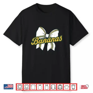 Retro Bananas Last Name Gifts Shirt