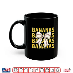 Mug Retro Bananas Last Name Gifts Coquette Bow Shirt 1