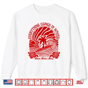 Sweatshirt Pink Palm Tree Shirt 1