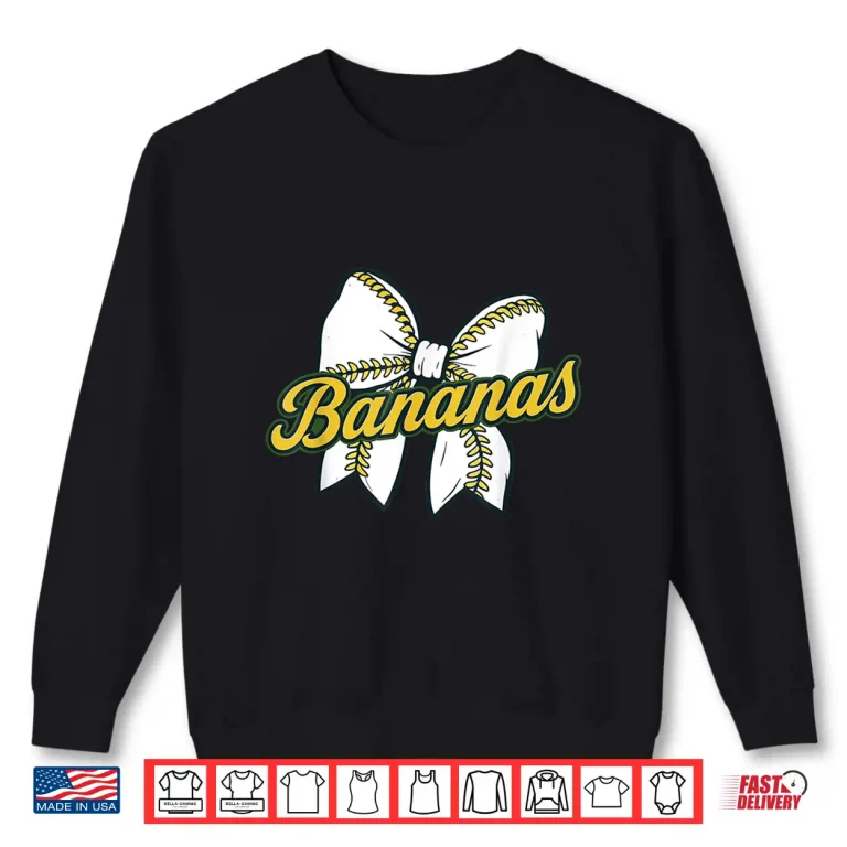 Sweatshirt Retro Bananas Last Name Gifts Shirt 1