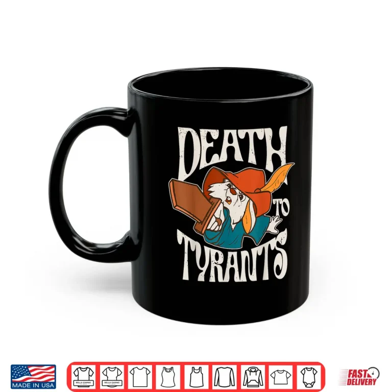 Mug Retro Rabbit Death To Tyrants Vintage 90s Shirt 1