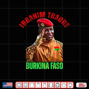Design Burkina Faso Ibrahim Traore Thomas Sankara Shirt