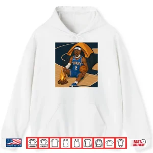 Shai Gilgeous Alexander On Fire Shirt 1 Hoodie Shai Gilgeous Alexander On Fire Shirt