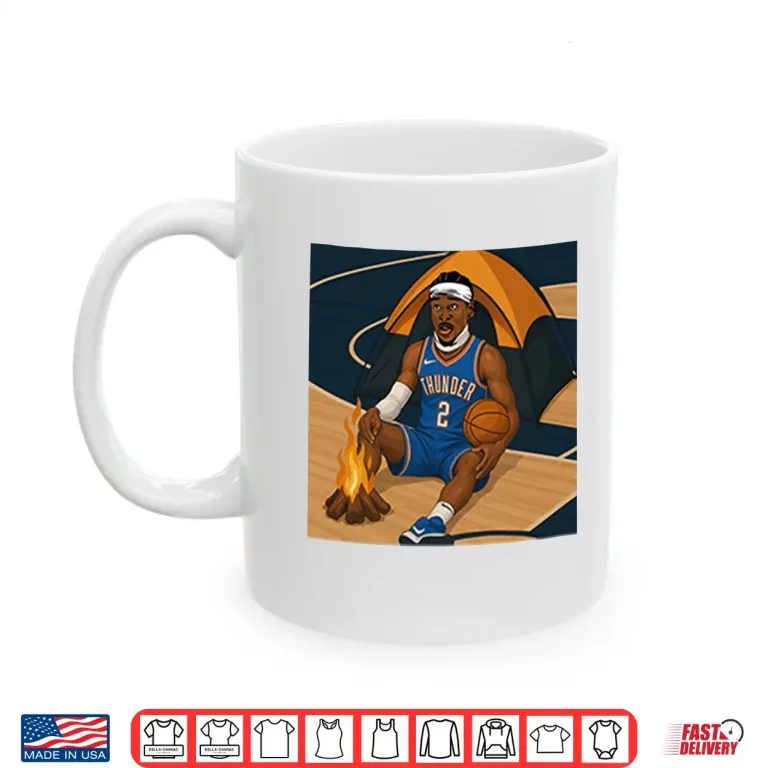 Mug Shai Gilgeous Alexander On Fire Shirt