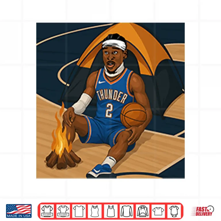 Design Shai Gilgeous Alexander On Fire Shirt
