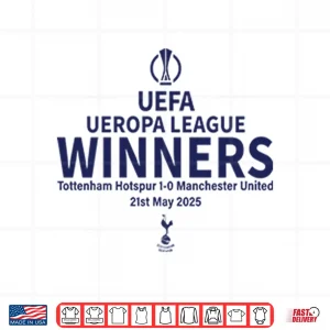 Design Tottenham Hotspur Europa League Winners Shirt