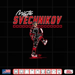 Design Andrei Svechnikov Mista Svechnikov Carolina Hurricanes Hockey TShirt