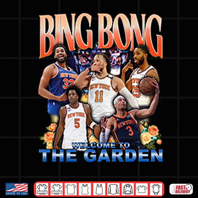 Design New York Knicks Bing Bong Welcome To The Garden Shirt
