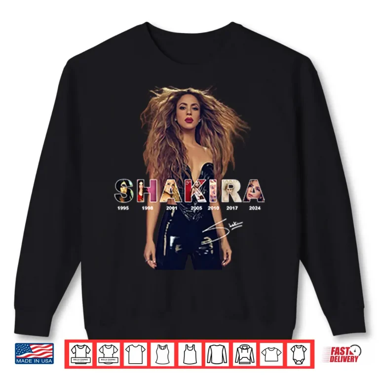 Sweatshirt Shakira Las Mujeres Ya No Lloran World Tour Shirt