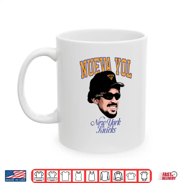 Mug Bad Bunny Nuevayol Knicks Benito Fan New York Knicks Shirt