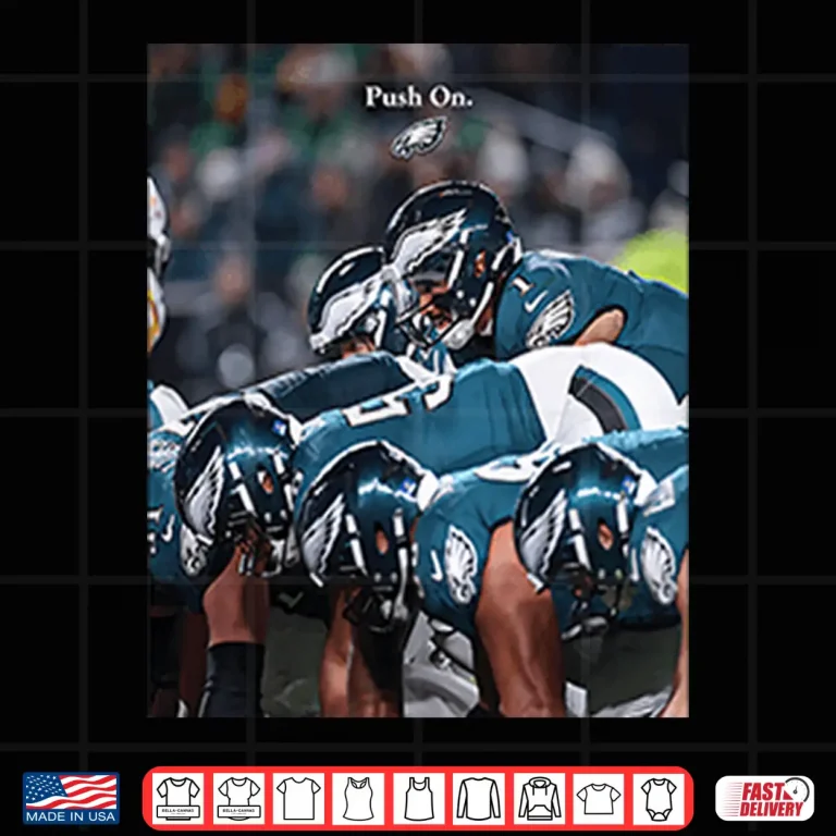 Design Philadelphia Eagles Push On Shirt 1