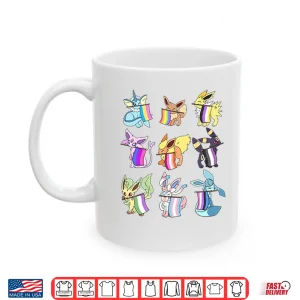 Mug LGBT Pokemon Eeveelutions Pride Shirt