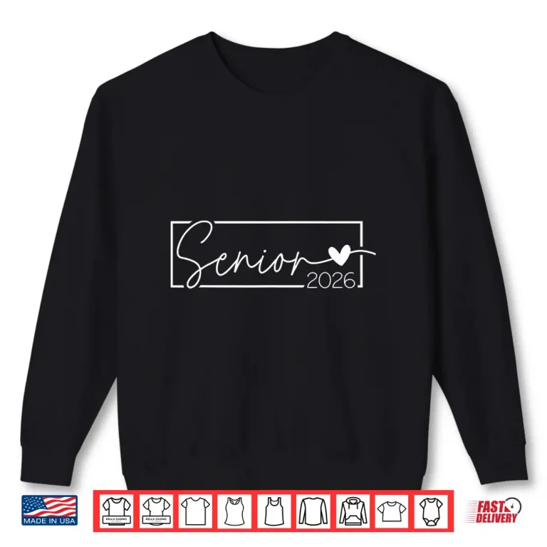 Sweatshirt Graduation Class of 2026 Senior 2026 Shirt