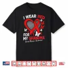 I Wear Red For My Grandma Heart Disease Awareness Butterfly Shirt