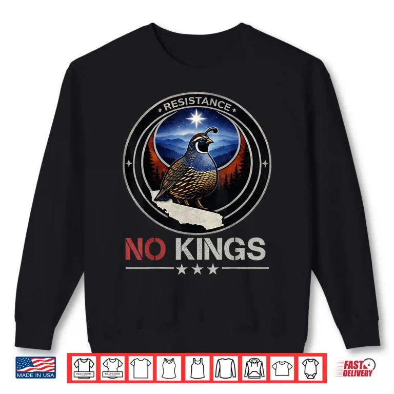 Sweatshirt California Ca Rebel Bird Alliance Resistance No Kings 2026 Shirt