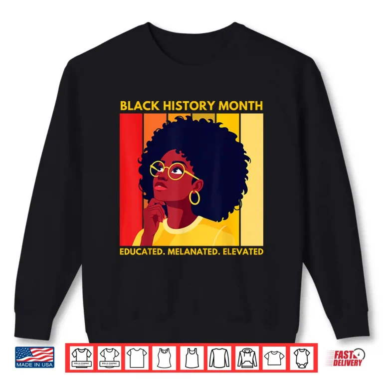 Sweatshirt Black History Month African American Shirt