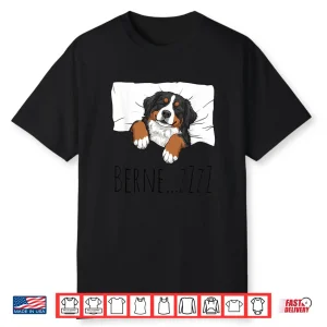 Bernese Mountain Dog Sleepshirt Pajamas Funny Pun Sleepwear Shirt