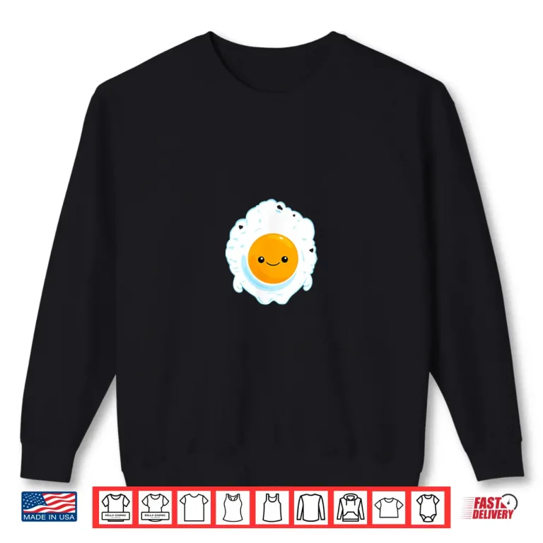 Sweatshirt Cute Cartoon Kawaii Egg Shirt