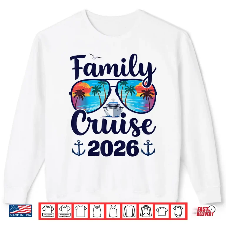 Sweatshirt Family Cruise 2026 Summer Vacation Matching Family Cruise Shirt