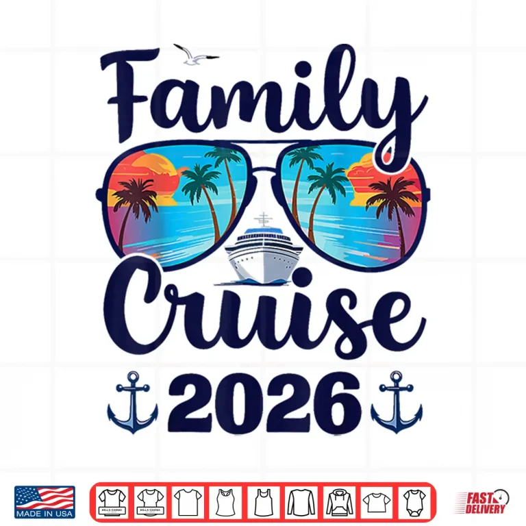 Design Family Cruise 2026 Summer Vacation Matching Family Cruise Shirt