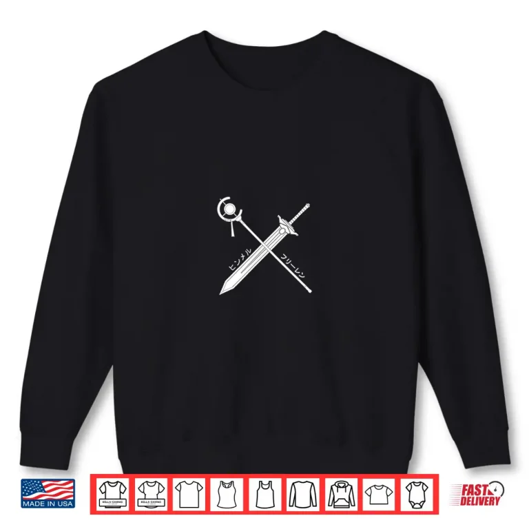 Sweatshirt Himmel X Frieren Sword And Staff Shirt 1