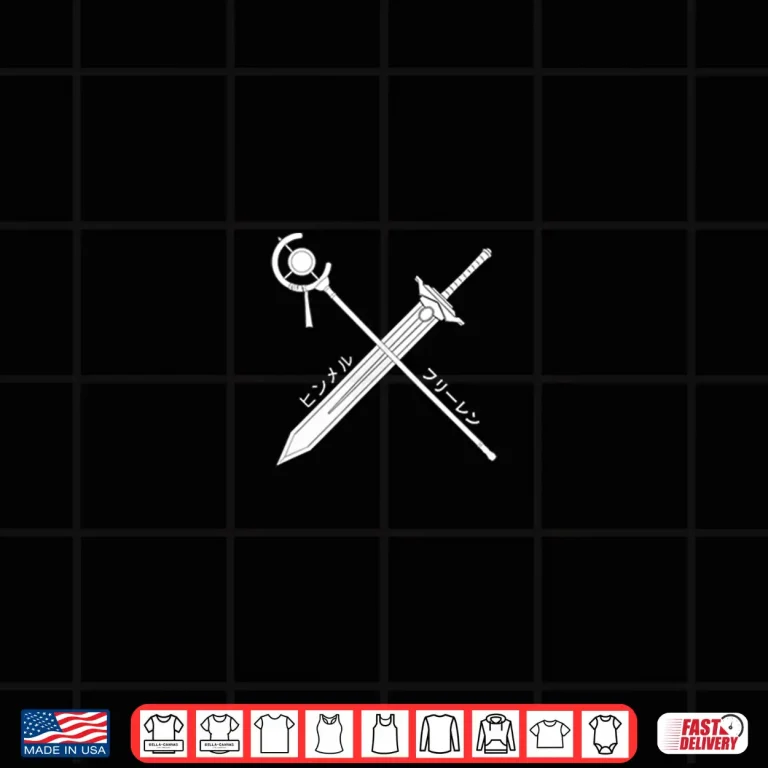 Design Himmel X Frieren Sword And Staff Shirt 1