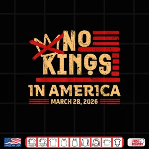 Design No Kings In America March 28 2026 No Kings Retro Shirt 1