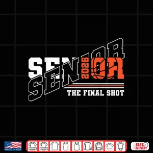 Design Senior Basketball Class Of 2026 Crew Basketball Senior Night Shirt