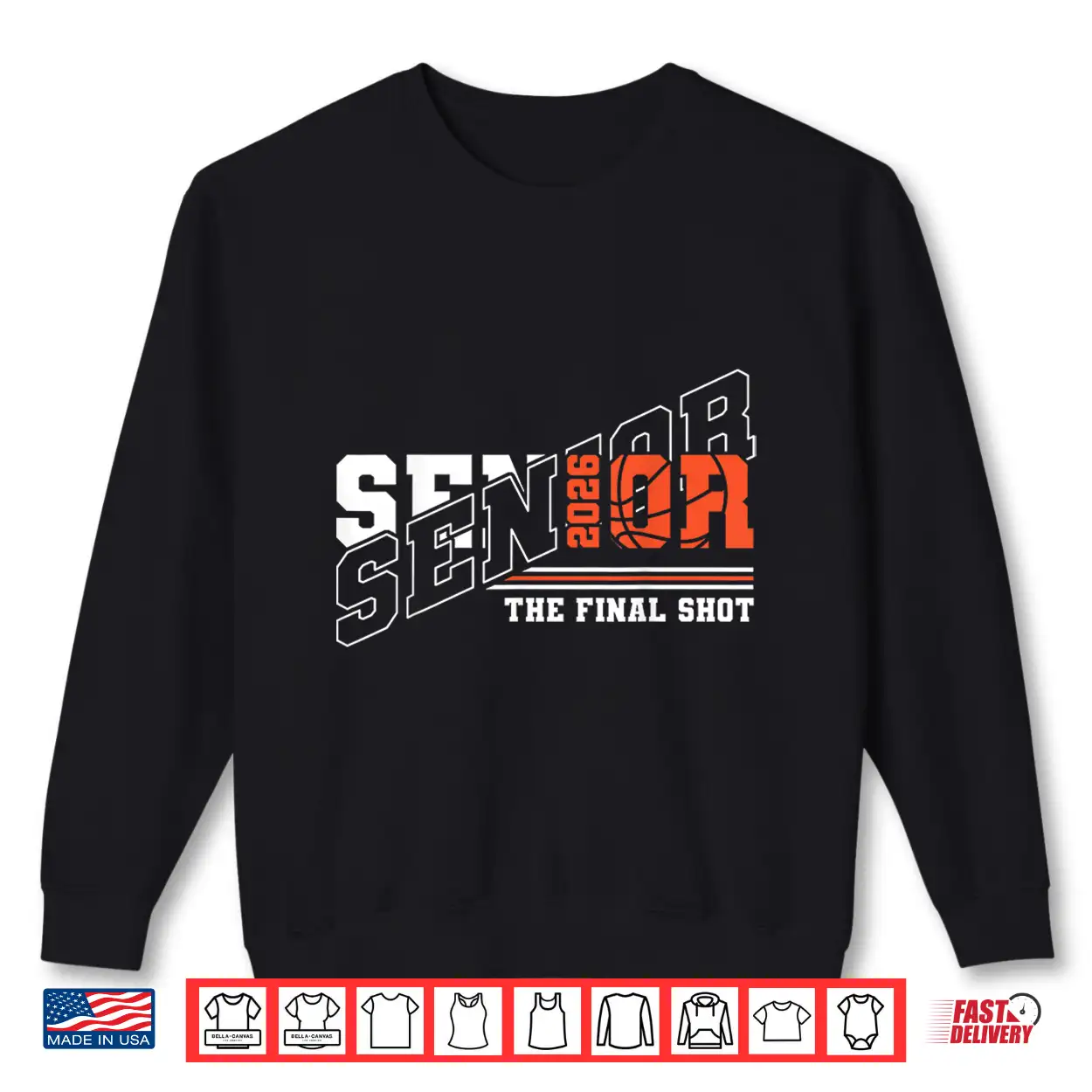 Senior Basketball Class Of 2026 Crew Basketball Senior Night Shirt Senior Basketball Class Of 2026 Crew Basketball Senior Night Shirt