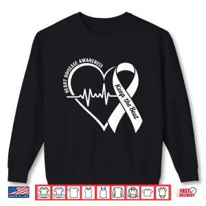 Sweatshirt In February We Wear Red Chd Keep The Beat Women Men Kids Shirt