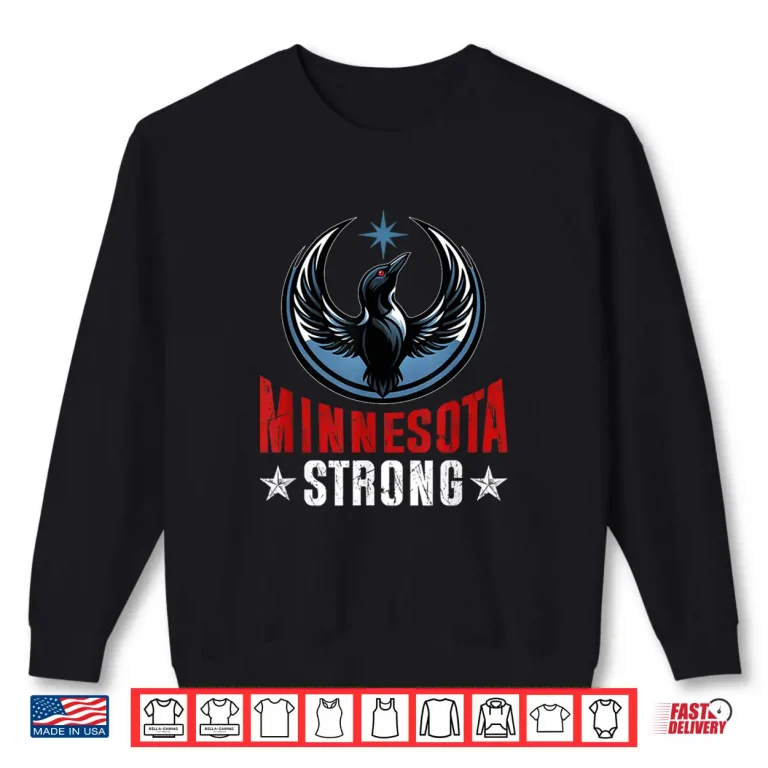 Sweatshirt Retro Vintage Minnesota Strong Shirt