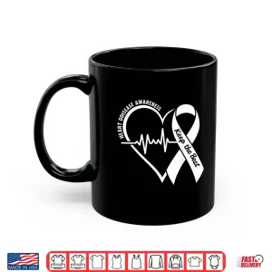 Mug In February We Wear Red Chd Keep The Beat Women Men Kids Shirt