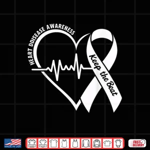 Design In February We Wear Red Chd Keep The Beat Women Men Kids Shirt