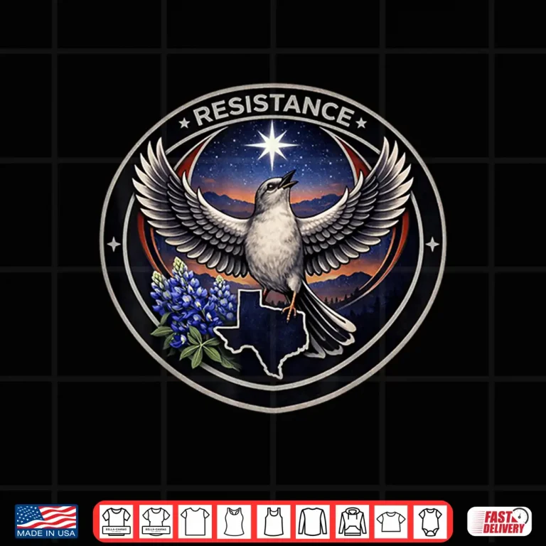 Design Texas Tx Rebel Bird Alliance Resistance No Kings 2026 Shirt